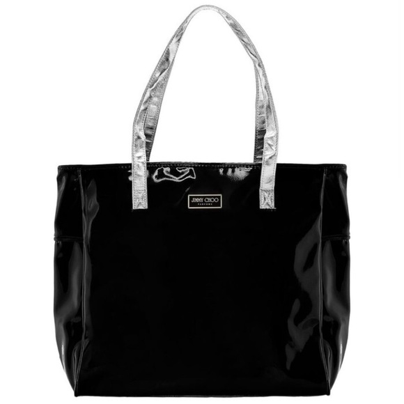 π Jimmy Choo Large Black Zipper Bag - Picture 3 of 15